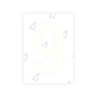 Alite Nanofilm for Estonia number plates - Symbol "9"