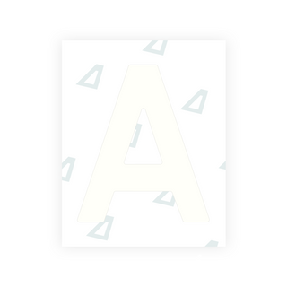 Alite Nanofilm for Estonia number plates - Symbol "A"