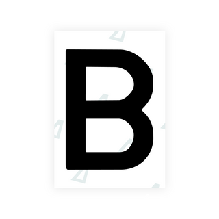 Alite Nanofilm for Estonia number plates - Symbol "B"