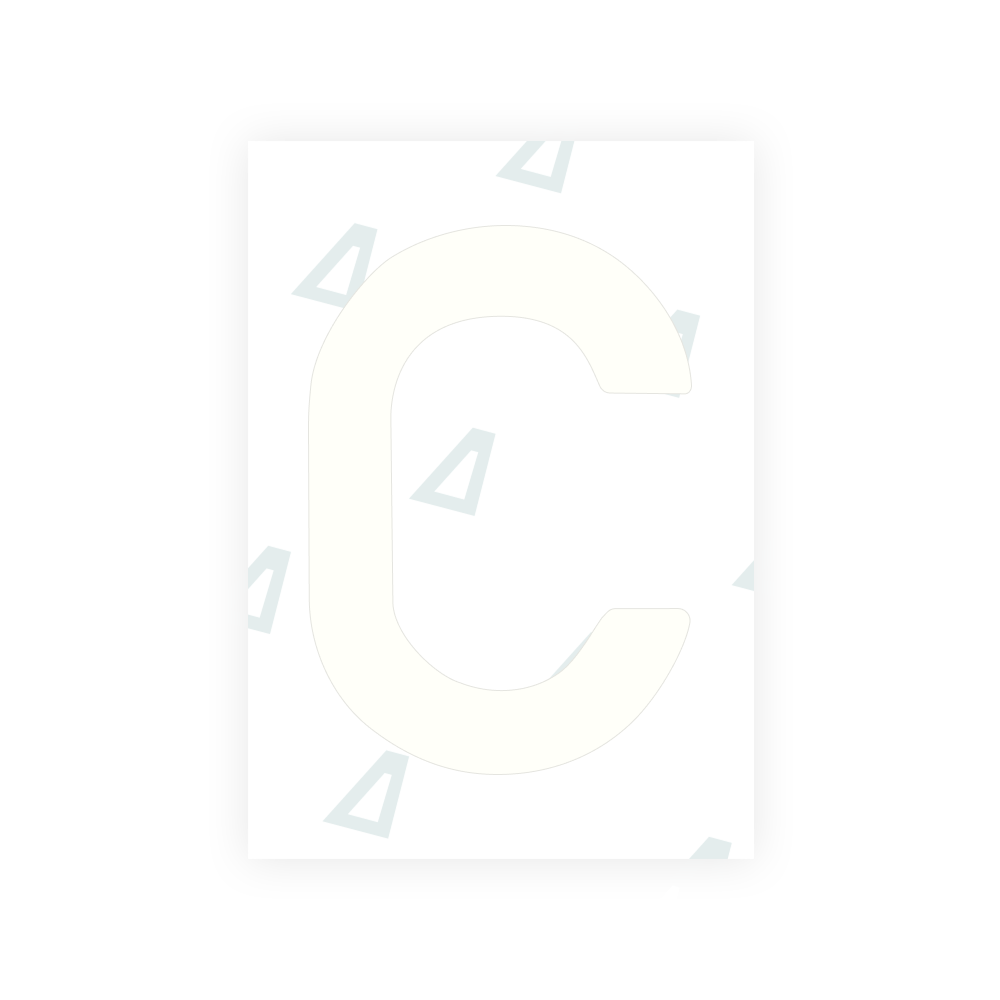 Alite Nanofilm for Estonia number plates - Symbol "C"