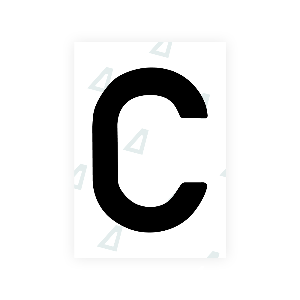 Alite Nanofilm for Estonia number plates - Symbol "C"