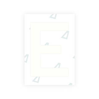 Alite Nanofilm for Estonia number plates - Symbol "E"