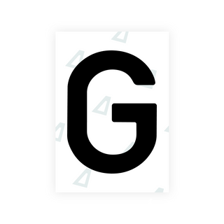 Alite Nanofilm for Estonia number plates - Symbol "G"