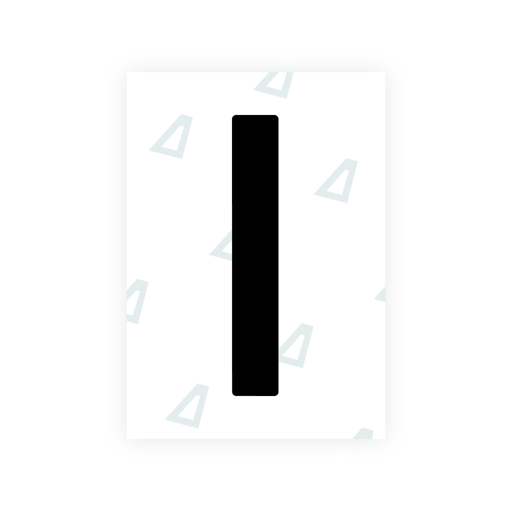 Alite Nanofilm for Estonia number plates - Symbol "I"