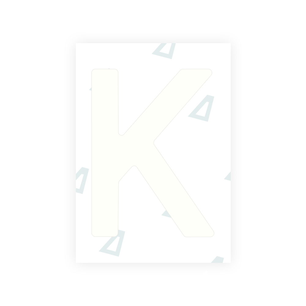 Alite Nanofilm for Estonia number plates - Symbol "K"