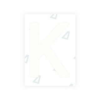 Alite Nanofilm for Estonia number plates - Symbol "K"
