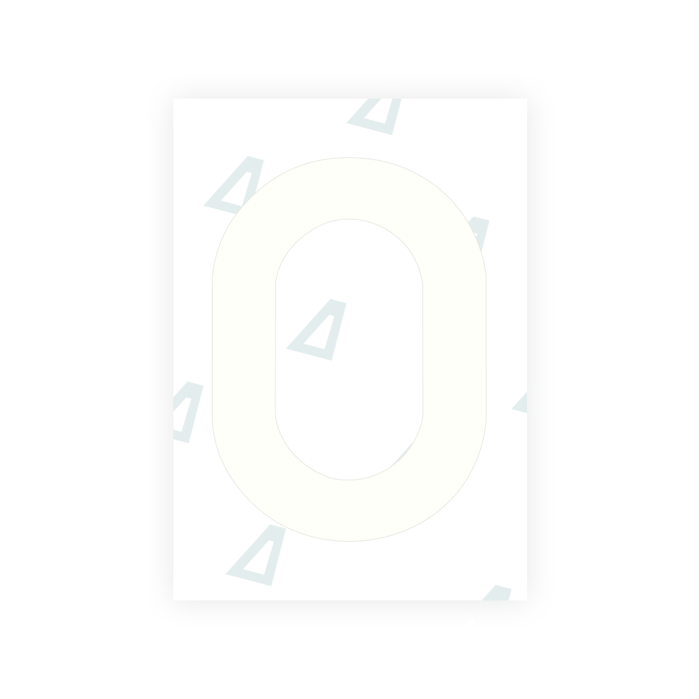 Alite Nanofilm for Estonia number plates - Symbol "O"