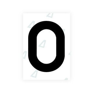 Alite Nanofilm for Estonia number plates - Symbol "O"