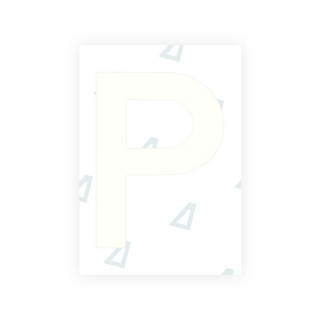 Alite Nanofilm for Estonia number plates - Symbol "P"