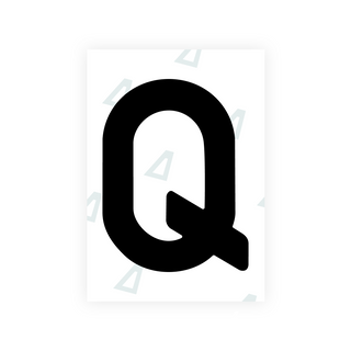 Alite Nanofilm for Estonia number plates - Symbol "Q"