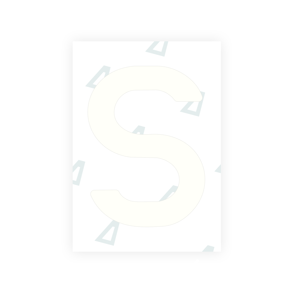 Alite Nanofilm for Estonia number plates - Symbol "S"