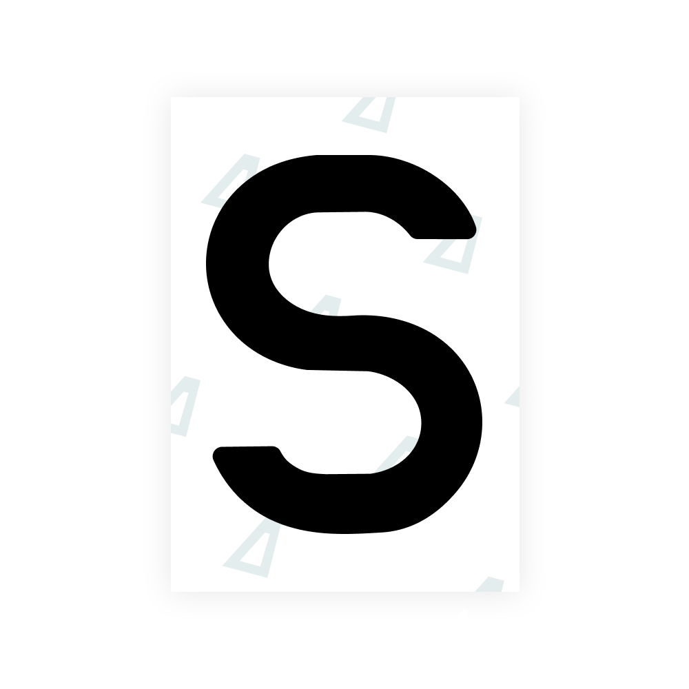 Alite Nanofilm for Estonia number plates - Symbol "S"