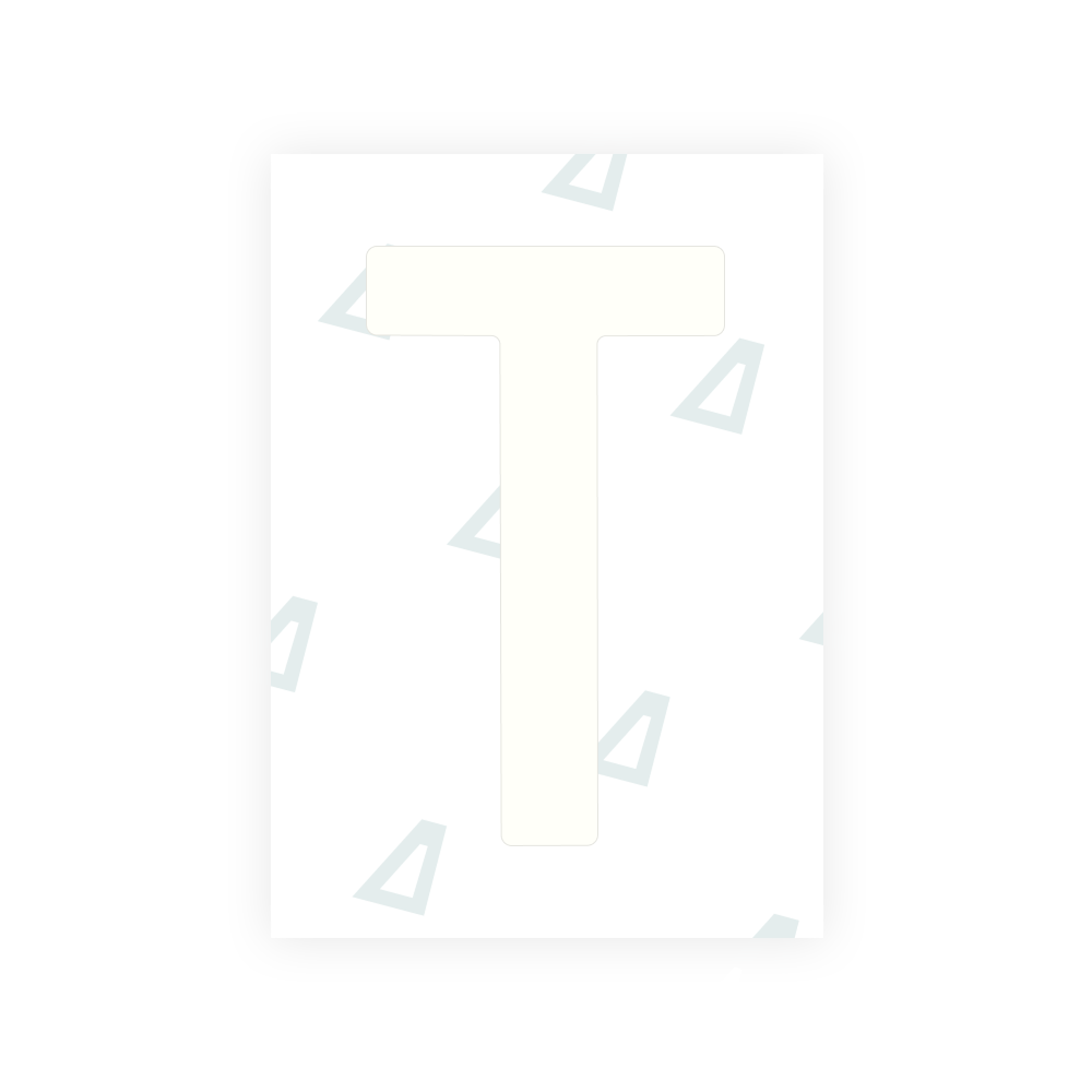 Alite Nanofilm for Estonia number plates - Symbol "T"