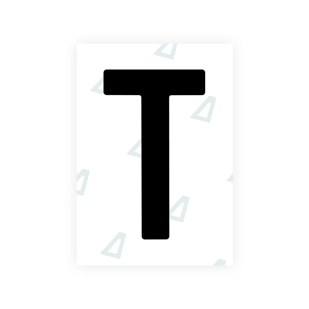 Alite Nanofilm for Estonia number plates - Symbol "T"