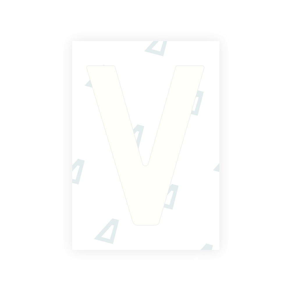 Alite Nanofilm for Estonia number plates - Symbol "V"