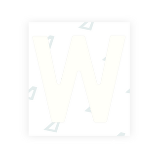 Alite Nanofilm for Estonia number plates - Symbol "W"