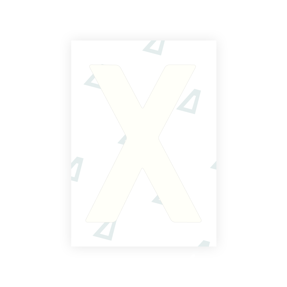 Alite Nanofilm for Estonia number plates - Symbol "X"