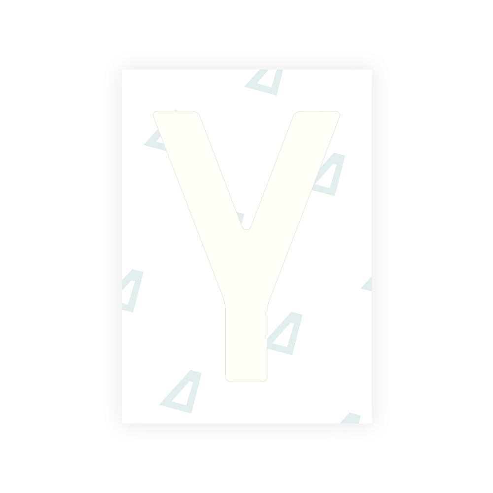 Alite Nanofilm for Estonia number plates - Symbol "Y"