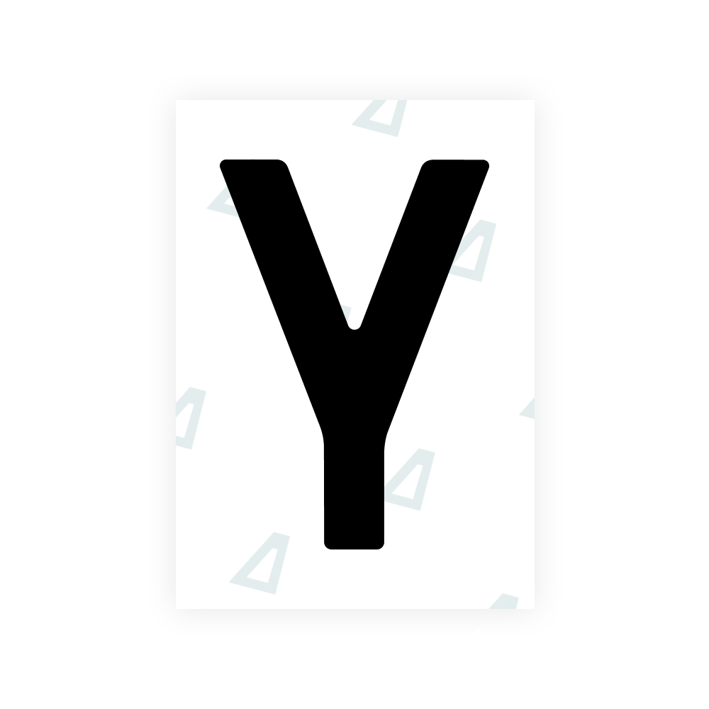 Alite Nanofilm for Estonia number plates - Symbol "Y"