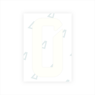 Alite Nanofilm pour les plaques d'immatriculation d'Éthiopie - Symbole "0"