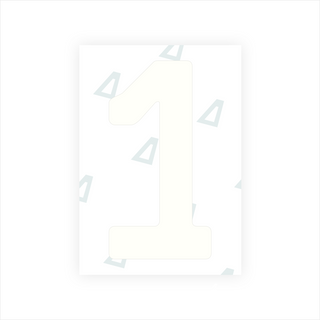 Alite Nanofilm for Ethiopia license plates - Symbol "1"