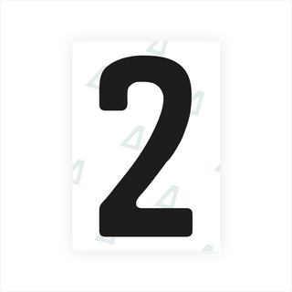 Alite Nanofilm for Ethiopia license plates - Symbol "2"
