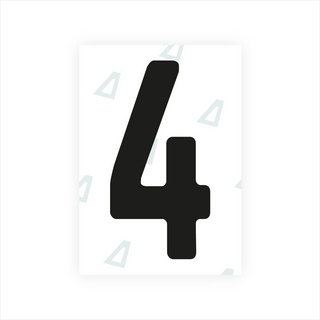 Alite Nanofilm for Ethiopia license plates - Symbol "4"