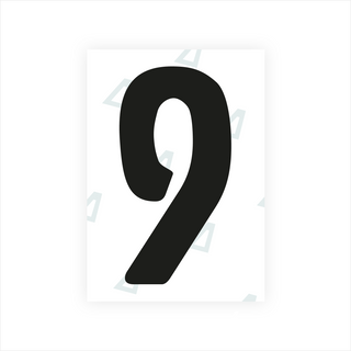 Alite Nanofilm for Ethiopia license plates - Symbol "9"