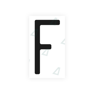 Alite Nanofilm for US (Massachusetts) license plates - Symbol "F" - Alite