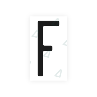 Alite Nanofilm for US (Pennsylvania) license plates - Symbol "F" - Alite