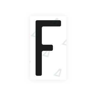 Alite Nanofilm for US (Quebec) license plates - Symbol "F" - Alite