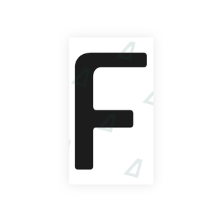 Alite Nanofilm for Uruguay license plates - Symbol "F" - Alite