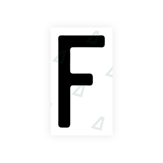 Alite Nanofilm for front Switzerland license plates - Symbol "F" - Alite