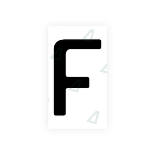 Alite Nanofilm for Bosnia license plates - Symbol "F" - Alite