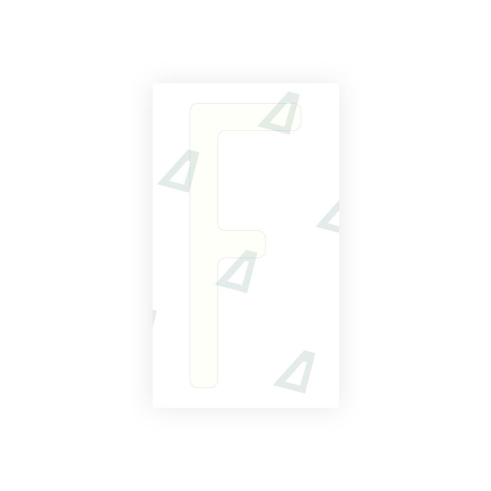 Alite Nanofilm for US (Illinois 2006 - Square) license plates - Symbol "F" - Alite