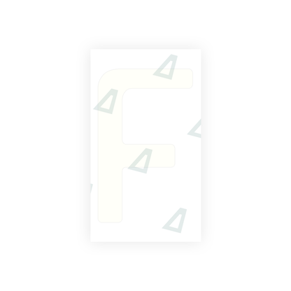 Alite Nanofilm for Uruguay license plates - Symbol "F" - Alite