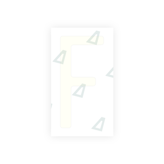 Alite Nanofilm for US (California) license plates - Symbol "F" - Alite