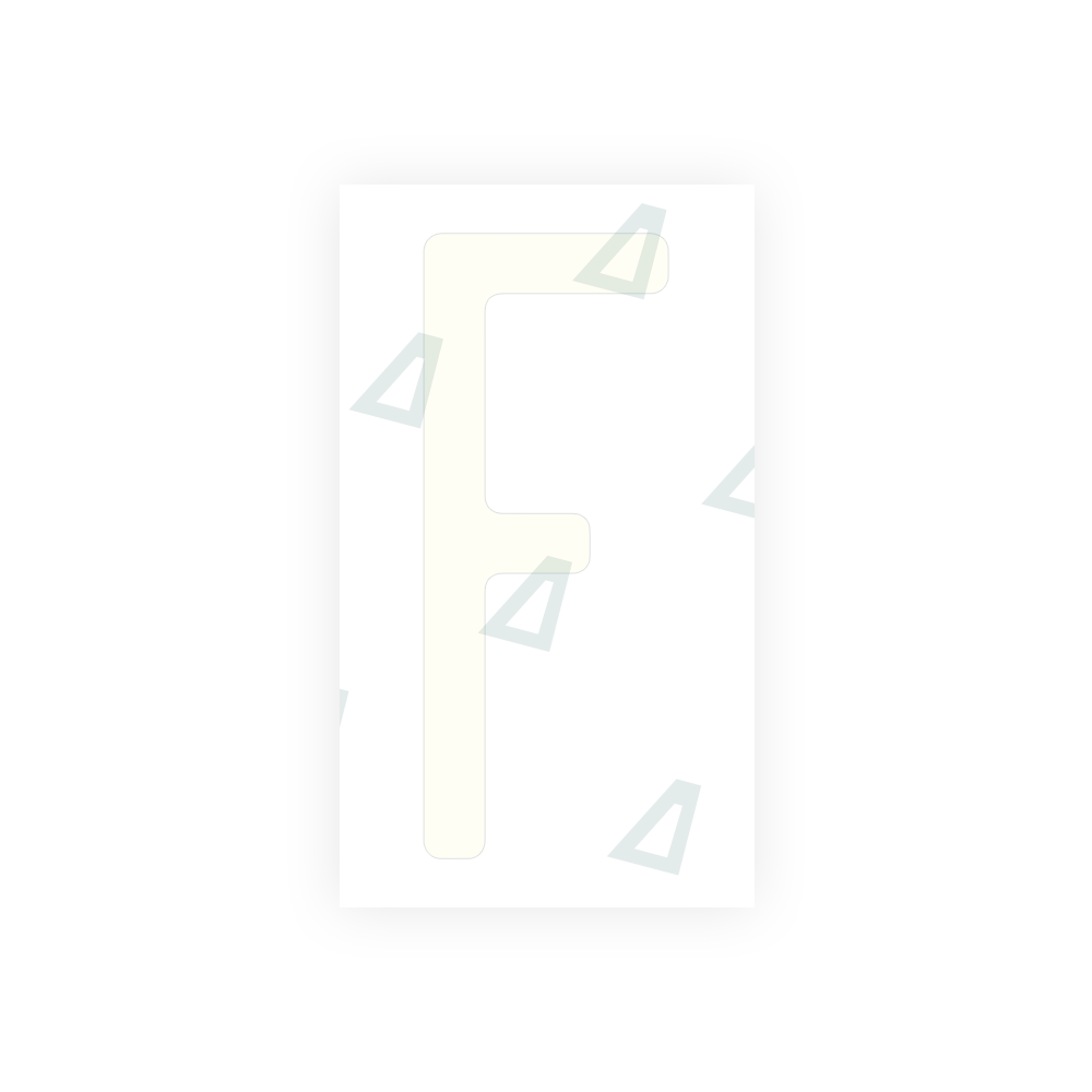 Alite Nanofilm for US (Pennsylvania) license plates - Symbol "F" - Alite