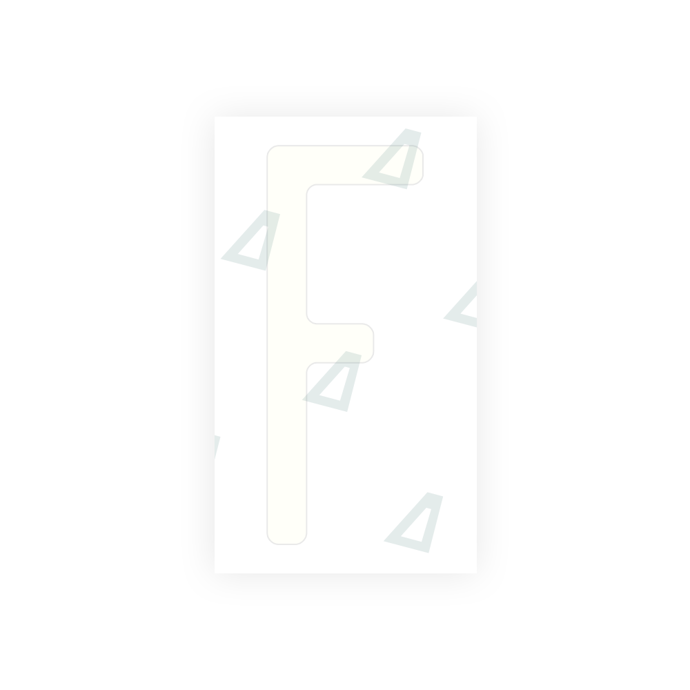Alite Nanofilm for US (Wisconsin) license plates - Symbol "F" - Alite
