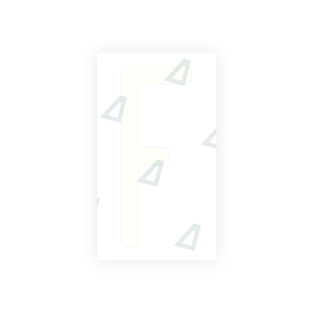 Alite Nanofilm for US (Washington State) license plates - Symbol "F" - Alite