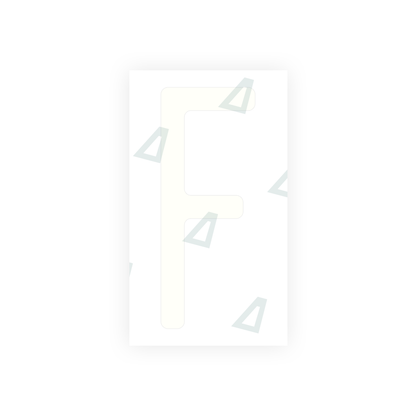 Alite Nanofilm for US (Michigan) license plates - Symbol "F" - Alite