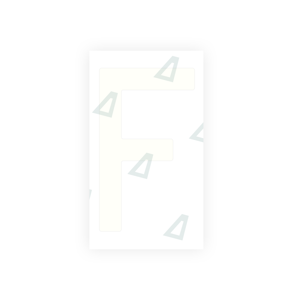 Alite Nanofilm for Spain Flat license plates - Symbol "F" - Alite