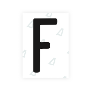 Alite Nanofilm for US (Connecticut 2013) license plates - Symbol "F" - Alite