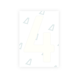 Alite Nanofilm pour plaques d'immatriculation finlandaises - Symbole « 4 »