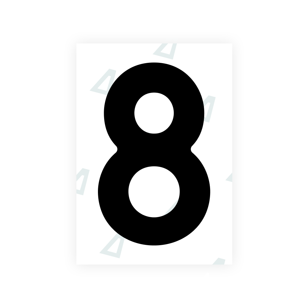 Alite Nanofilm for Finland license plates - Symbol "8"