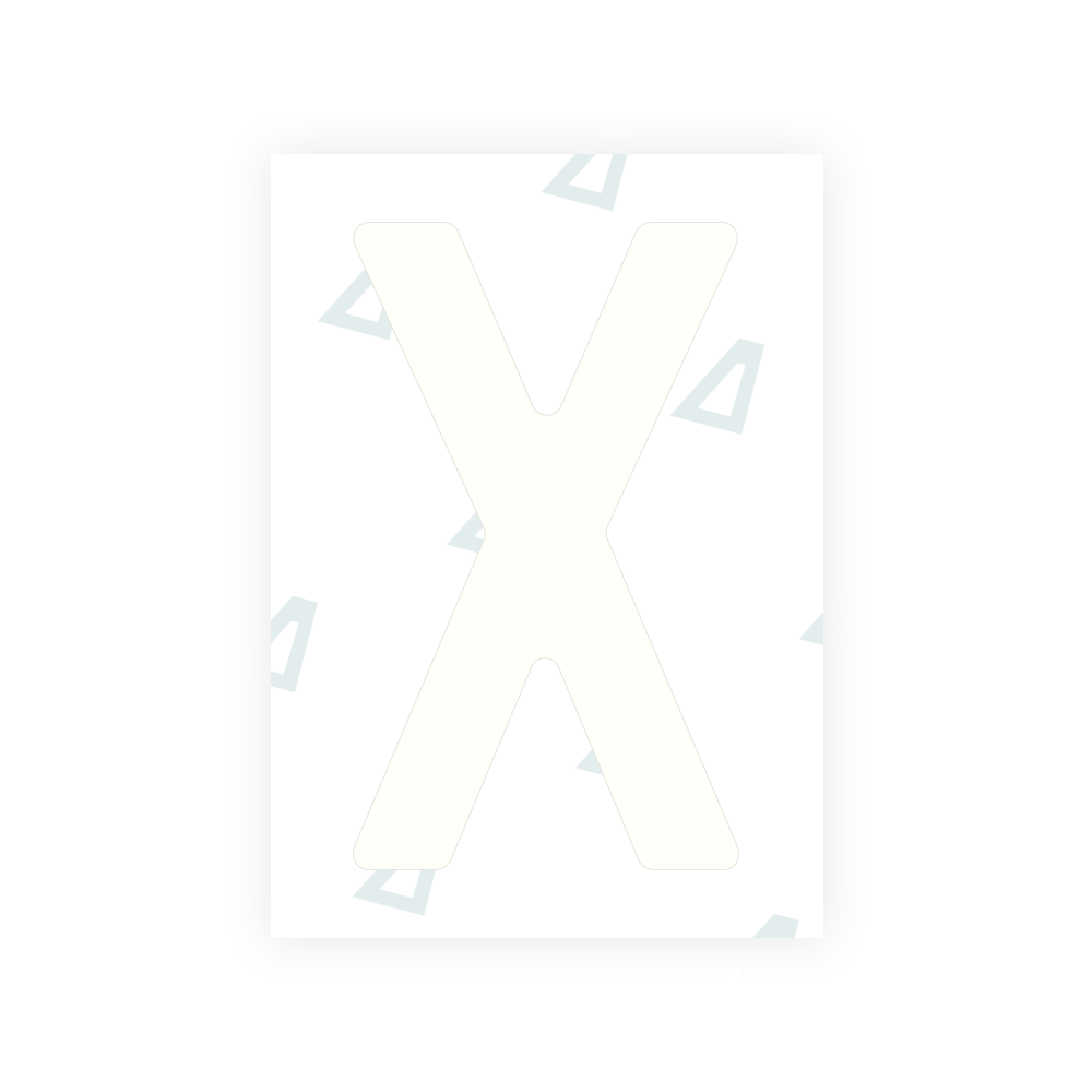 Alite Nanofilm for Finland license plates - Symbol "X"