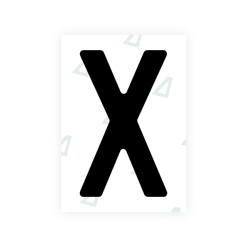 Alite Nanofilm for Finland license plates - Symbol "X"