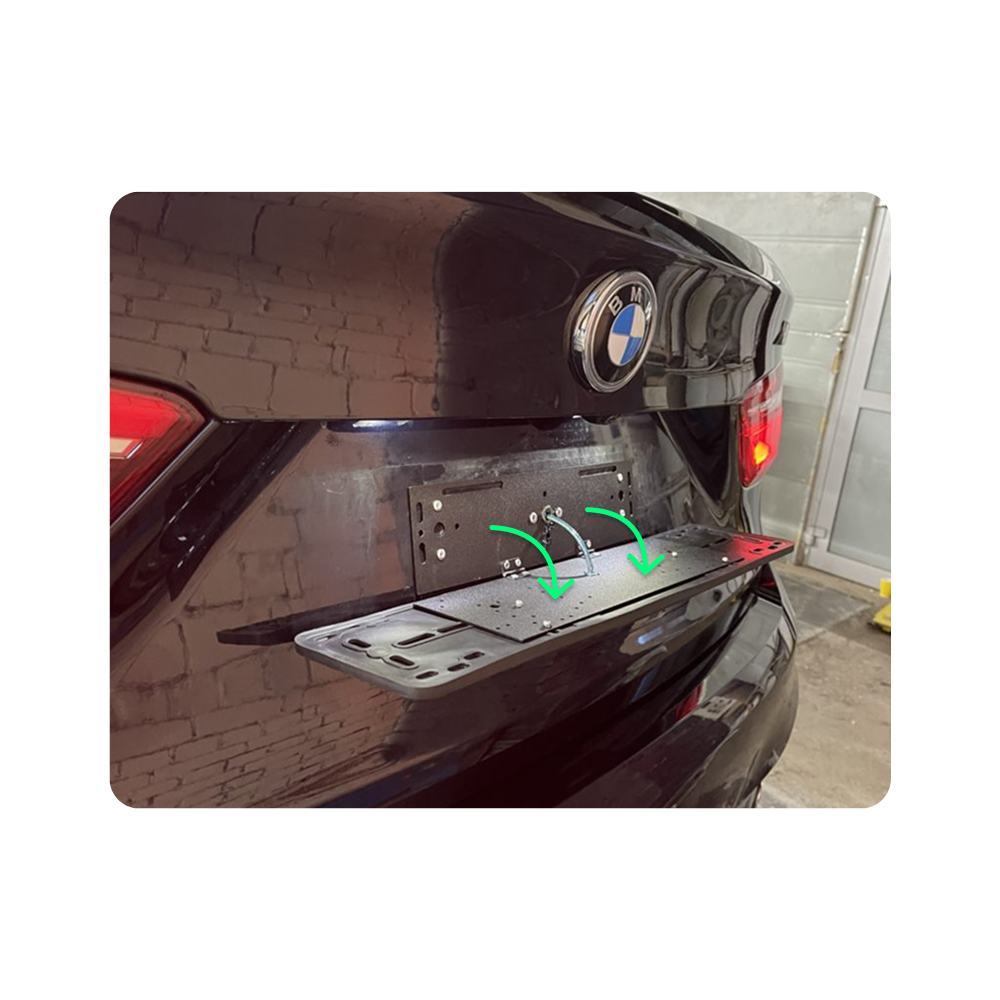 Alite Flipper™ Folding frame for both license plates - Alite