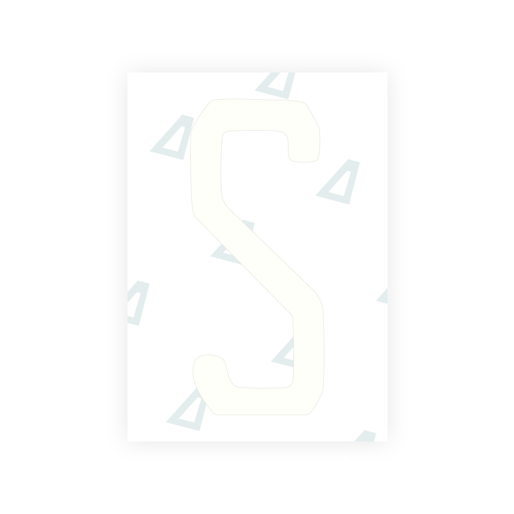 Alite Nanofilm for US (Florida 2019) license plates - Symbol "S"