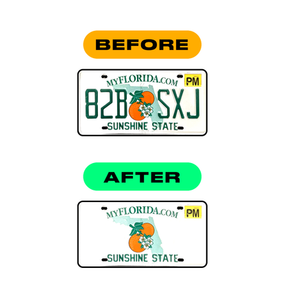 Alite Nanofilm for US (Florida 2019) license plates - Symbol "Z" - Alite